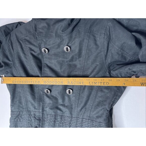 BURTON Dry Ride Snap & zip Up Black/Purple Ski Hooded Jacket Women's Size Small - Picture 16 of 16